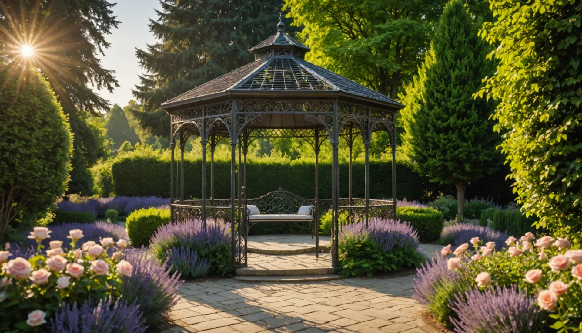 jardin fer forgé