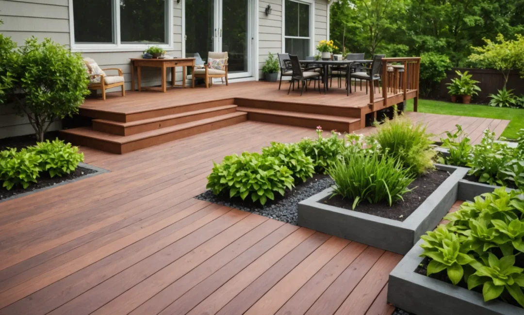 poser une terrasse en bois sur parpaing