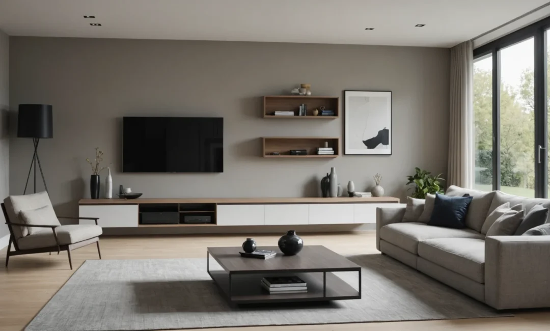 tv escamotable meuble