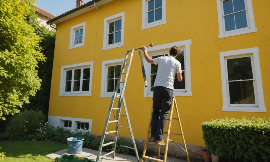 fréquence de peinture de la façade